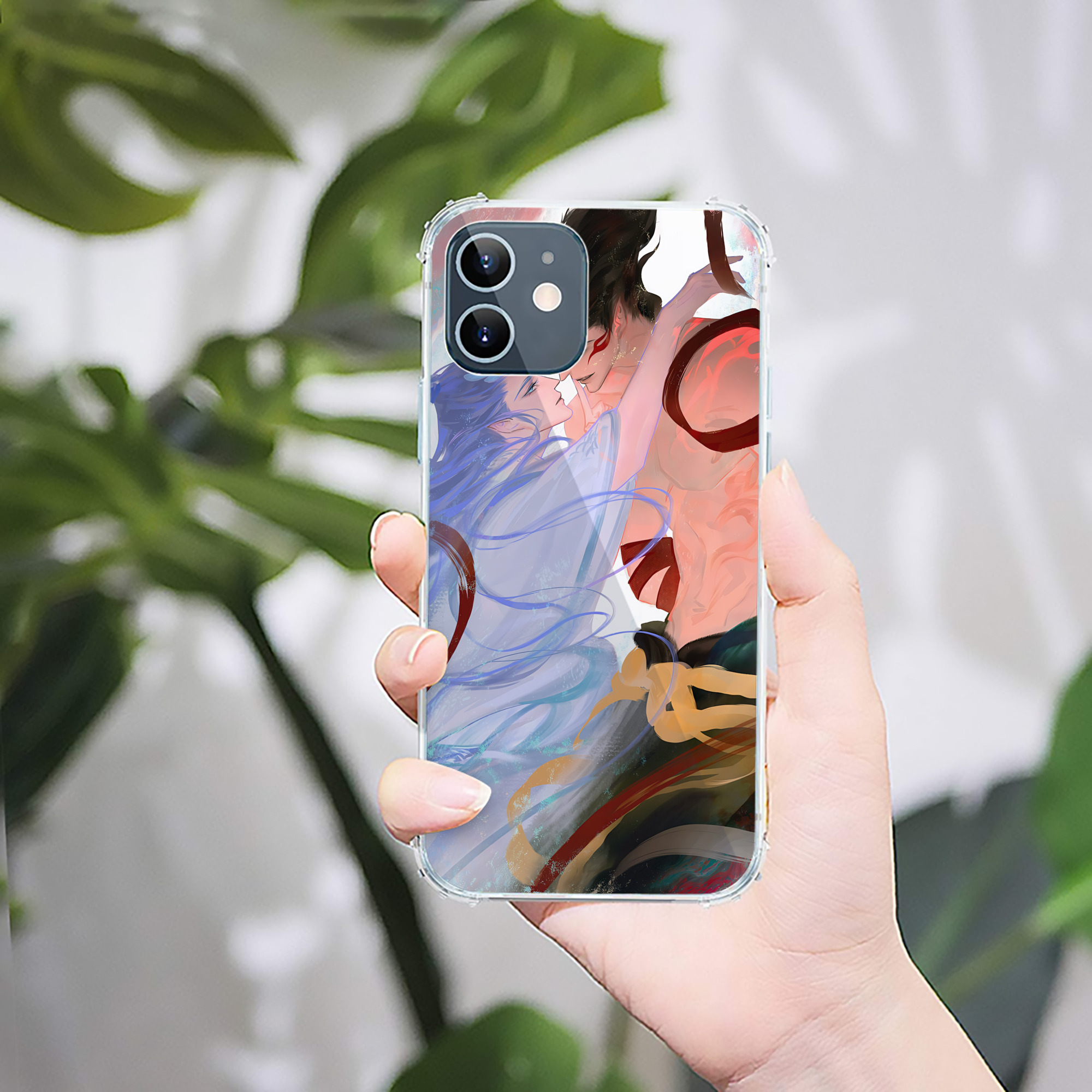 （画像用） Ne Zha 2 ナタ 魔童の大暴れ 【iPhone 12シリーズ対応】透明スマホケース（クリアソフトケース）